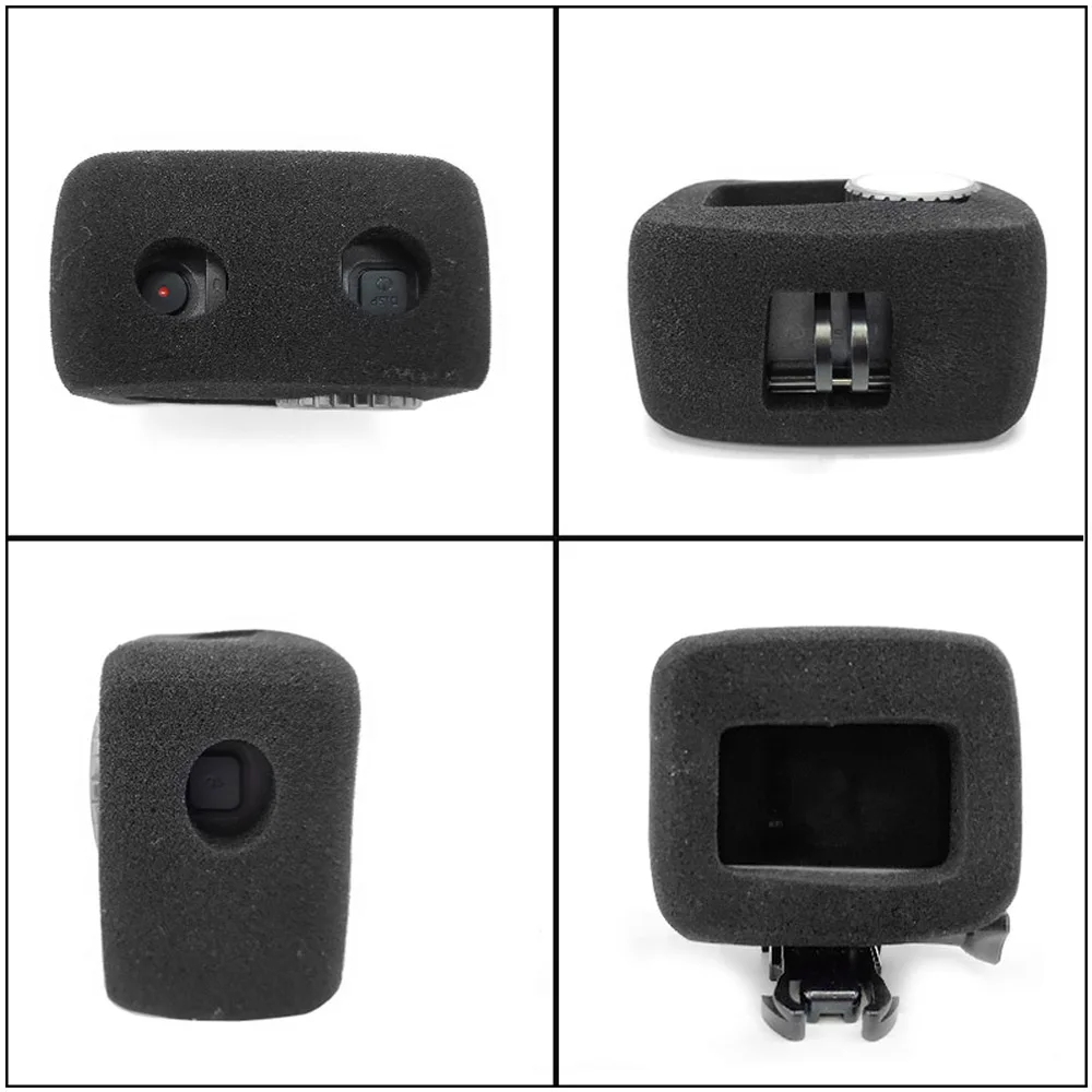 TUYU Schaum Windschutzscheibe Windschutz Gehäuse Fall Für Dji Osmo Action Kamera Schwamm Windproof Cap Wind Lärm Zu Reduzieren