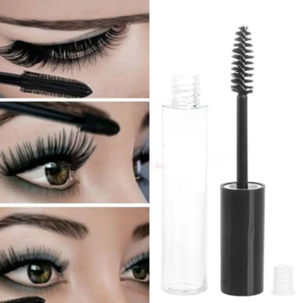 3PCS/Set 10ml Cosmetic Mascara Tube Empty Lip Gloss Eyelash Cream Vial Liquid Refillable Bottle With Funnel DIY Makeup Container