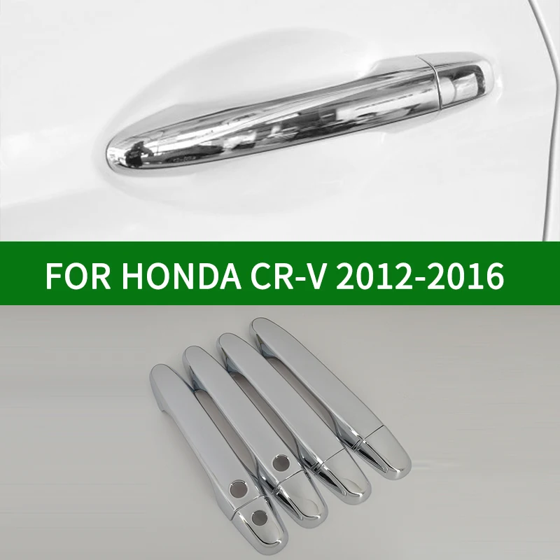

Для Honda CR-V 2012-2016 хромированная серебряная дверная ручка, накладка на лицевую панель CRV 2013 2014 2015