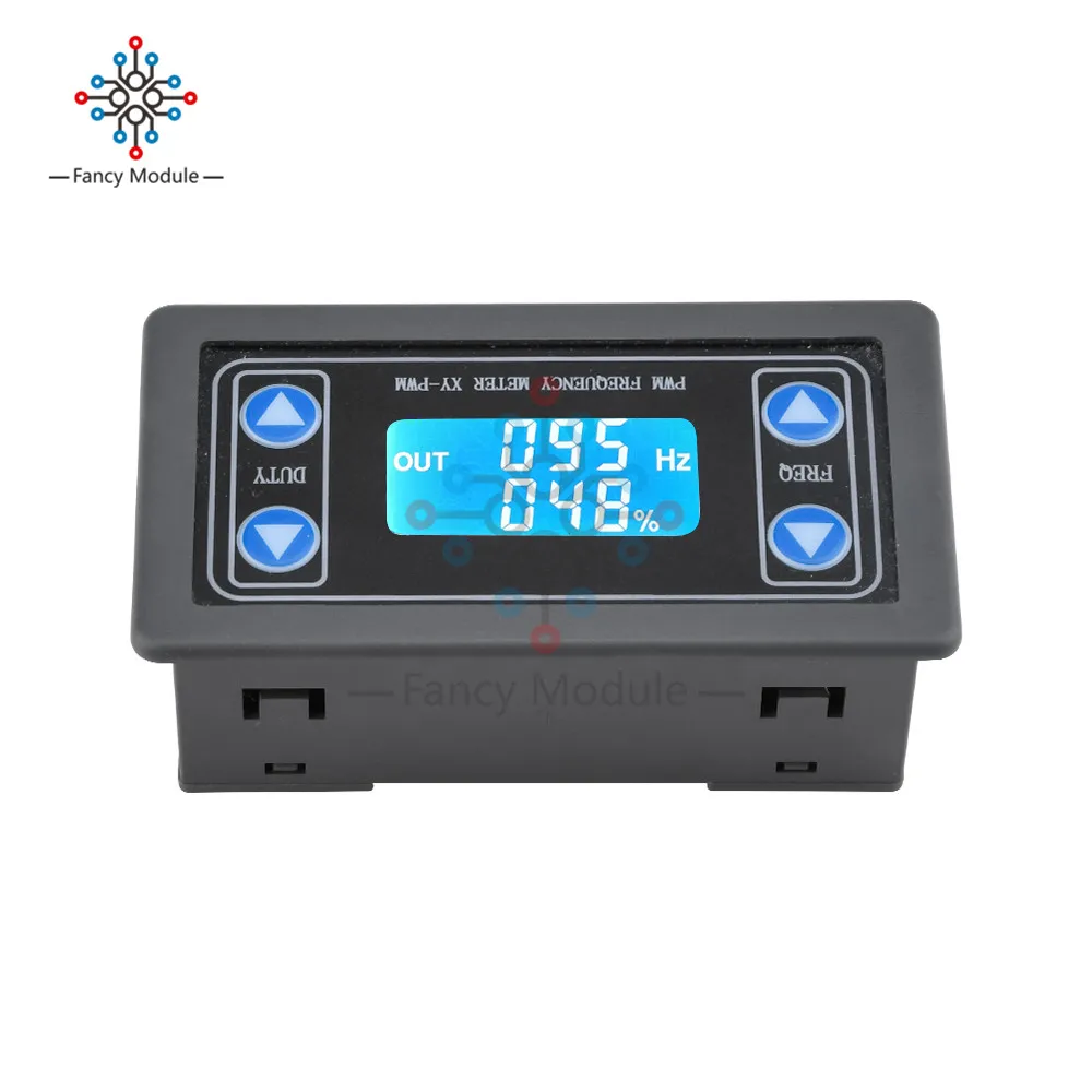 1Hz-150KHz Adjustable Meter PWM Signal Generator Frequency Meter DC 3.3-30V Liquid Crystal Display Duty Cycle Frequency