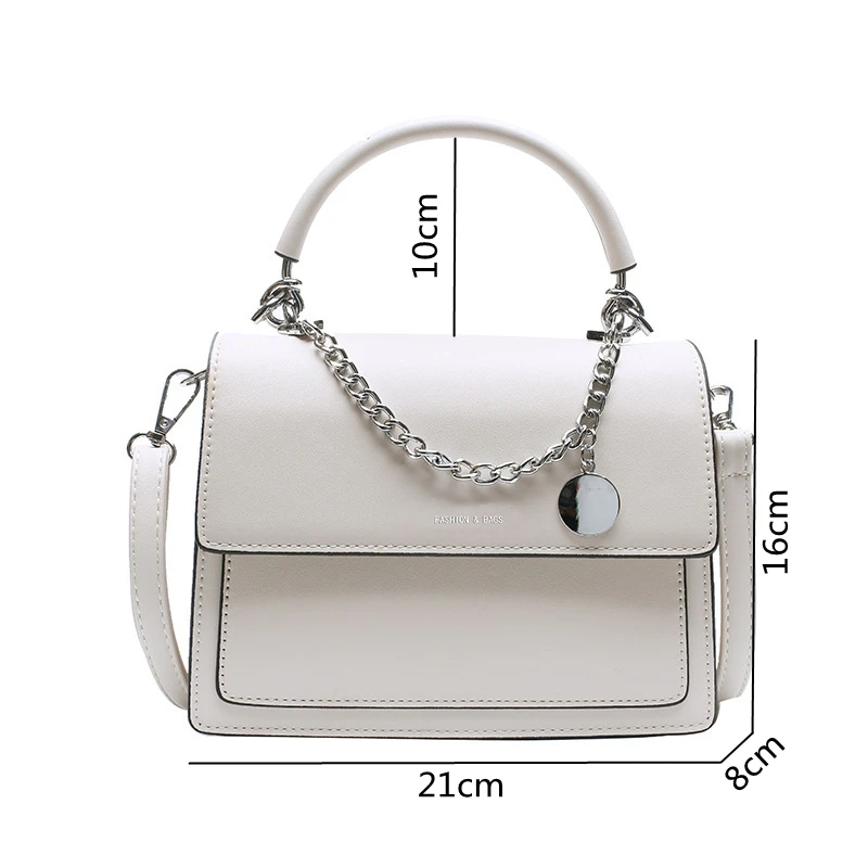 Korean Stylish Crossbody Bags for Women 2021 New Mini Square Handbags Luxury Designer Purses Ladies Travel Chain Shoulder Bags