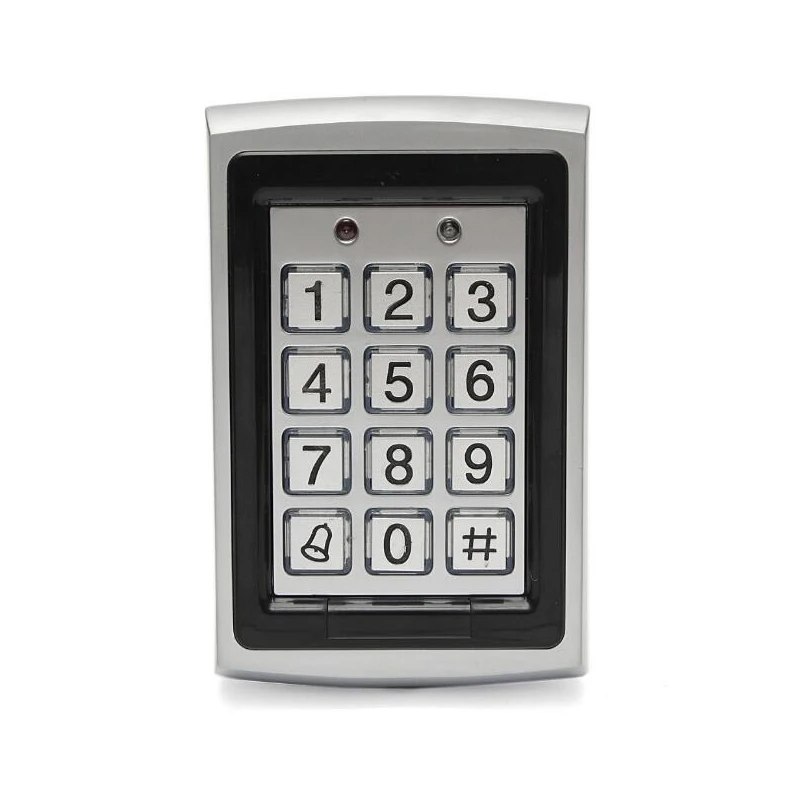 7612 Metal Rfid Access Control Keypad Support 1000 Users 125KHz ID Card Reader Electric Digital Password Door Lock