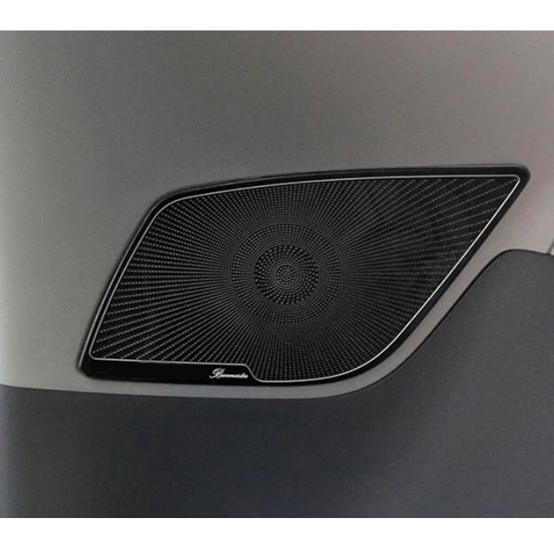 Voor Toyota Sienna 2011 -2018 Rvs Front Deur Audio Sound Stereo Speaker Decoratieve Cover Trim