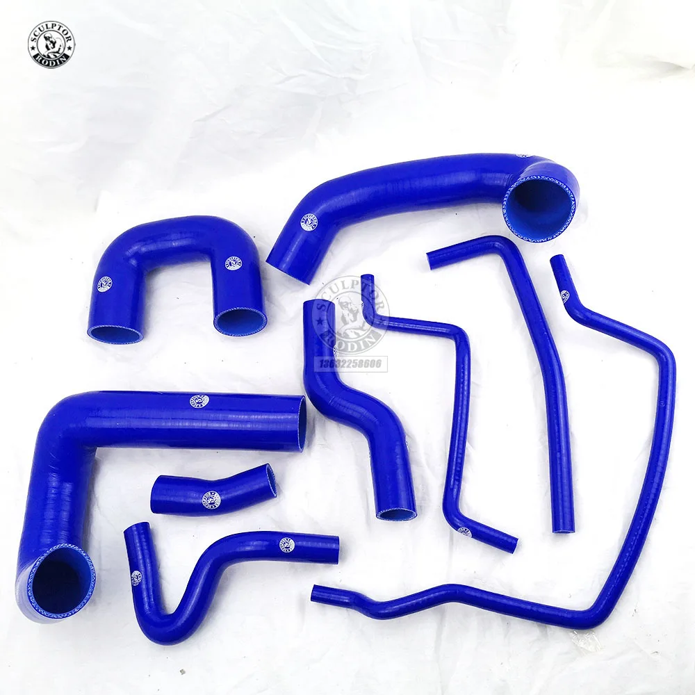 Silicone Boost Turbo Hose Kit for SAAB 93 03-07 (9Pcs) Red/Blue/Black