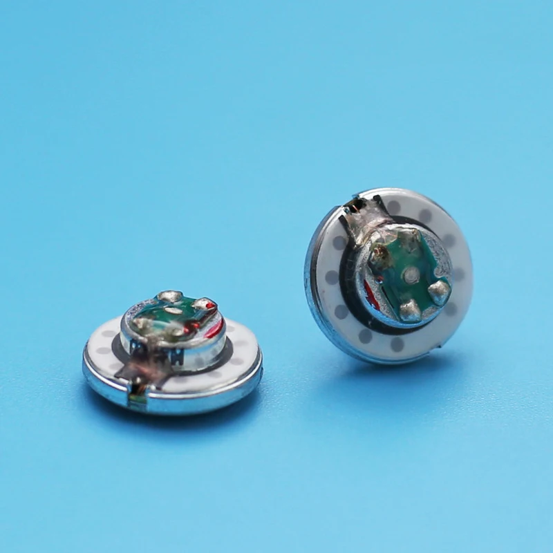 หูฟังมินิ13.8มม.ลำโพงHifiชุดหูฟังFlat Driver 32ohmเต็มรูปแบบหูฟังอะไหล่ซ่อมเสียงดีสินค้าใหม่2Pcs