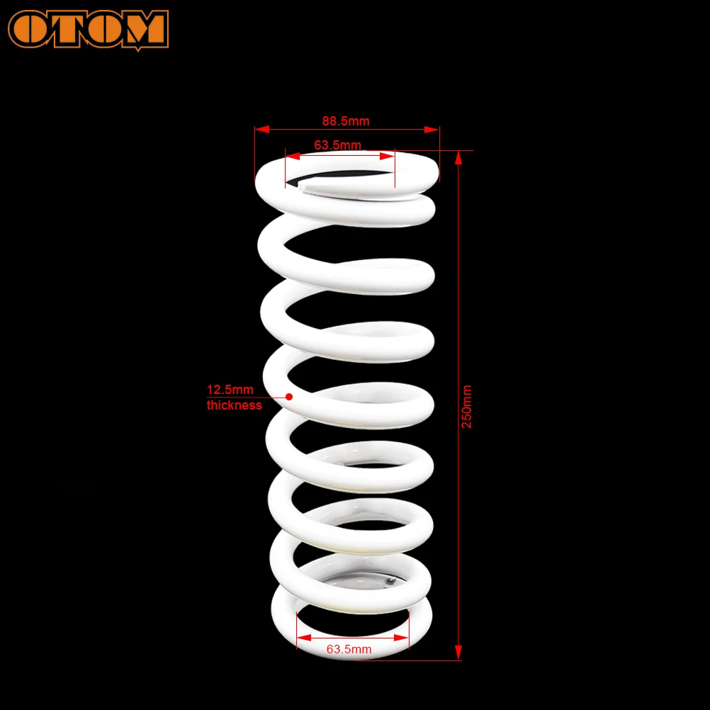 OTOM Motorcycle Rear Shock Absorber Spring Scooter Dirt Bike Rear Suspension Special Springs WP80-250 For KTM EXC SX XC SXF XCF