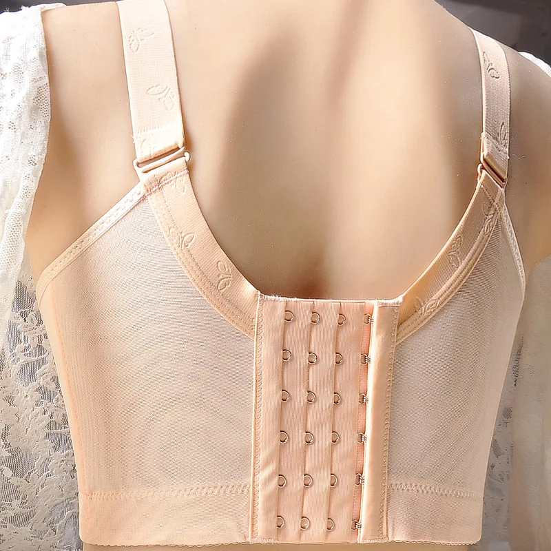 Sexy Women Lingerie Bras Lace Floral Bra Top No steel support Underwear Plus Size C D E Cup