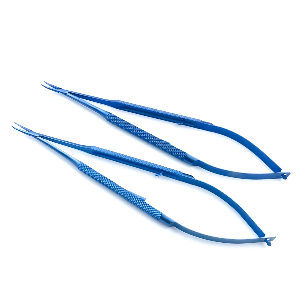 

2pcs/set Titanium Barraquer Needle Holder With lock 18cm ophthalmic instruments