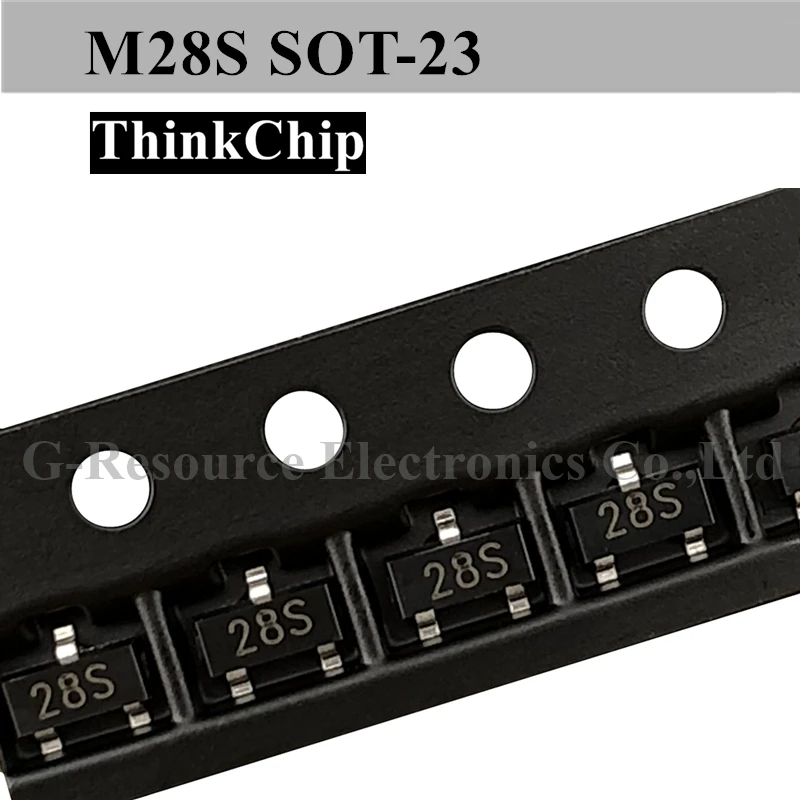 ترانزستور إشارة ثلاثي ، MMBT28S SOT-23 ، M28S ، SMD ، NPN ، 28S ،