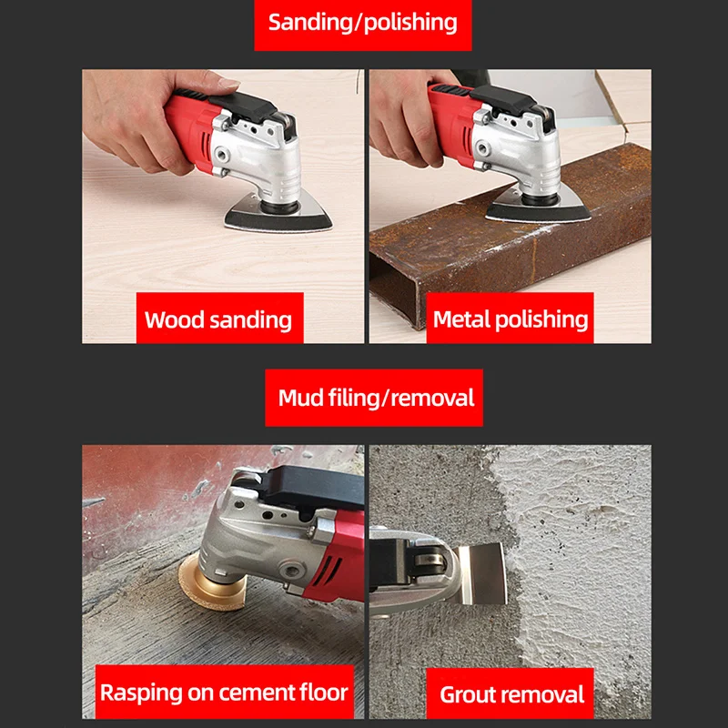 Oscillating Multifunction Tool Multi-Tools Variable Speed Renovator Home Decoration Electric Saw Trimmer Woodworking Power Tool