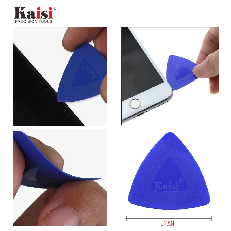 Kaisi 5/10/30/50pcs  0.75mm Ultra-Thin Hard Plastic Scraper Mobile Phone Pry Opening Tool for iPad Tablets Teardown Repair Kit