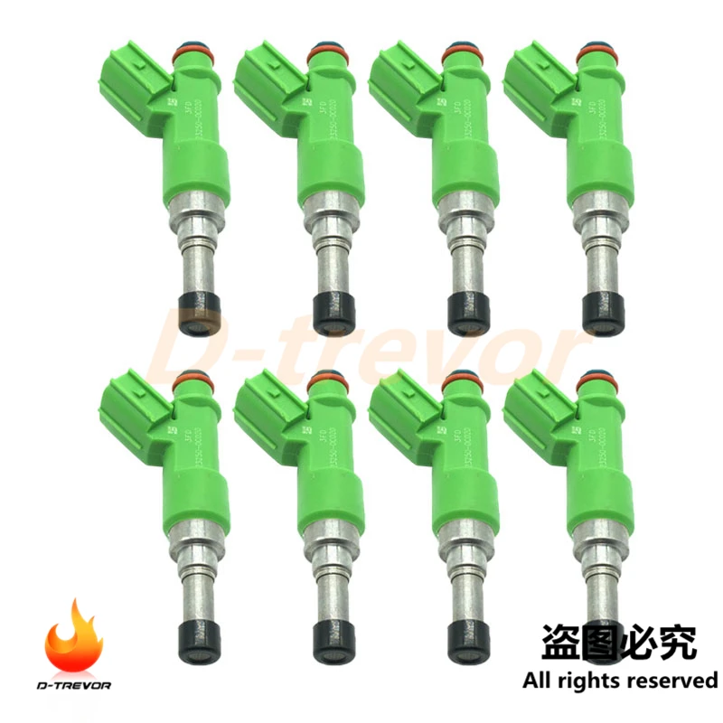 

8PCS OEM 23250-0C020 Fuel Injector for Toyota Hilux Vigo 2TRFE Land Cruiser Lexus 23209-0C020