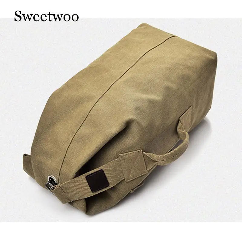 Large Capacity Travel Climbing Bag Tactical Military Backpack Women Army Bags Canvas Bucket Bag Shoulder Sports Bag Male