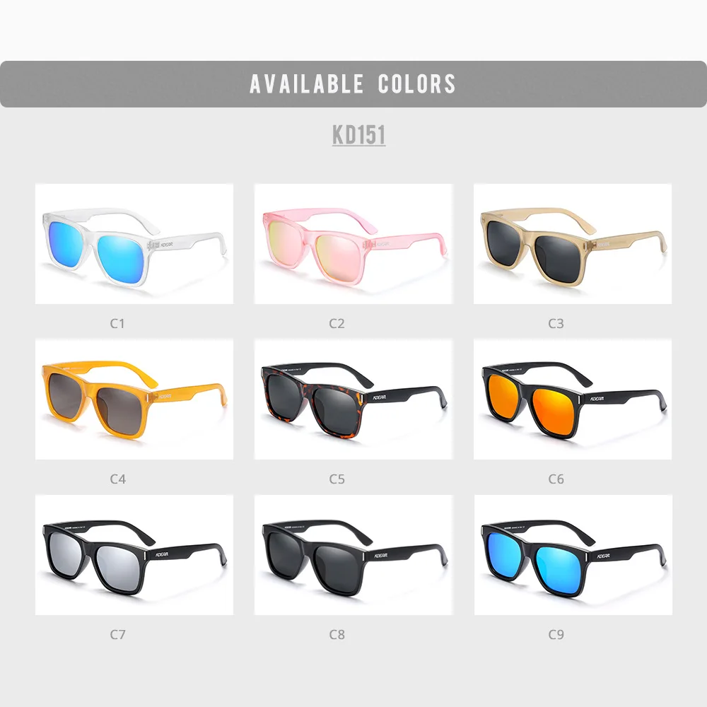 Classic Square Sunglasses Polarized Men Fashion UV400 Cool Shades Outdoor Sport Driving Sun Glasses With Free Box