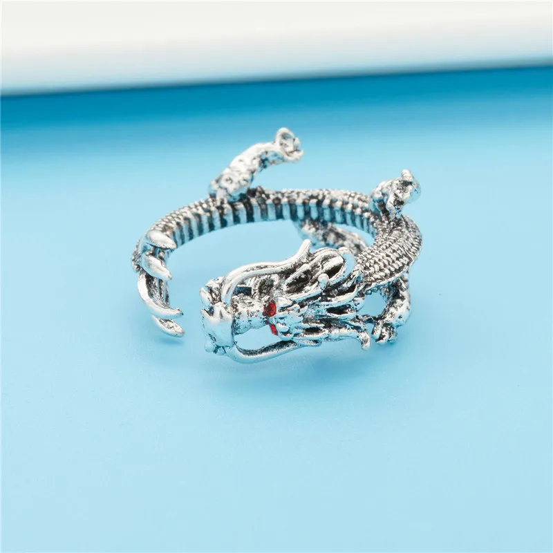 Vintage Chic Katzen-Tier-Knöchelringe für Frauen, Charmante Gothic Punk Frosch-, Hasen-, Oktopus-Offene Fingerringe, Modeschmuck – Detail 8