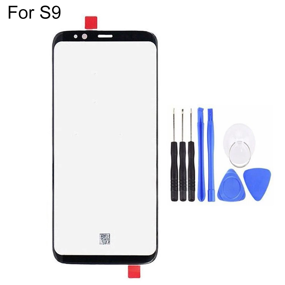 Front Glass Replacement For Galaxy S9 S9Plus Front Screen Glass Lens Outer Glass Repair Replacement +Tool