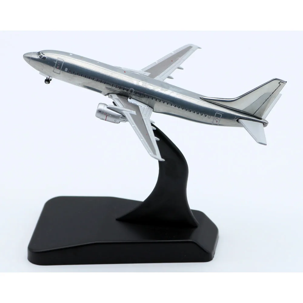 1:400 Alloy Collectible Plane Gift JC Wings BK2012 Blank Polish Boeing B737-300 Diecast Aircraft Jet Model With Stand