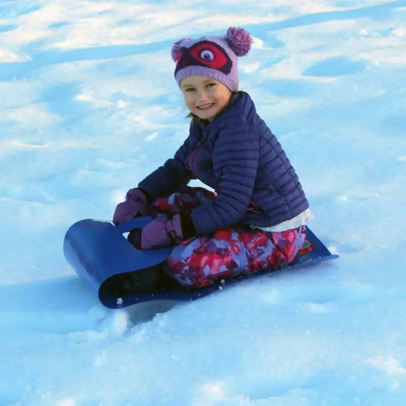 Faltbare Snowboard Beste Geschenk Zu Kinder Schnee Schlitten Bequem Skifahren Teppich Perfekte Für Kinder Sicher Flexible Familie Spaß In Winter