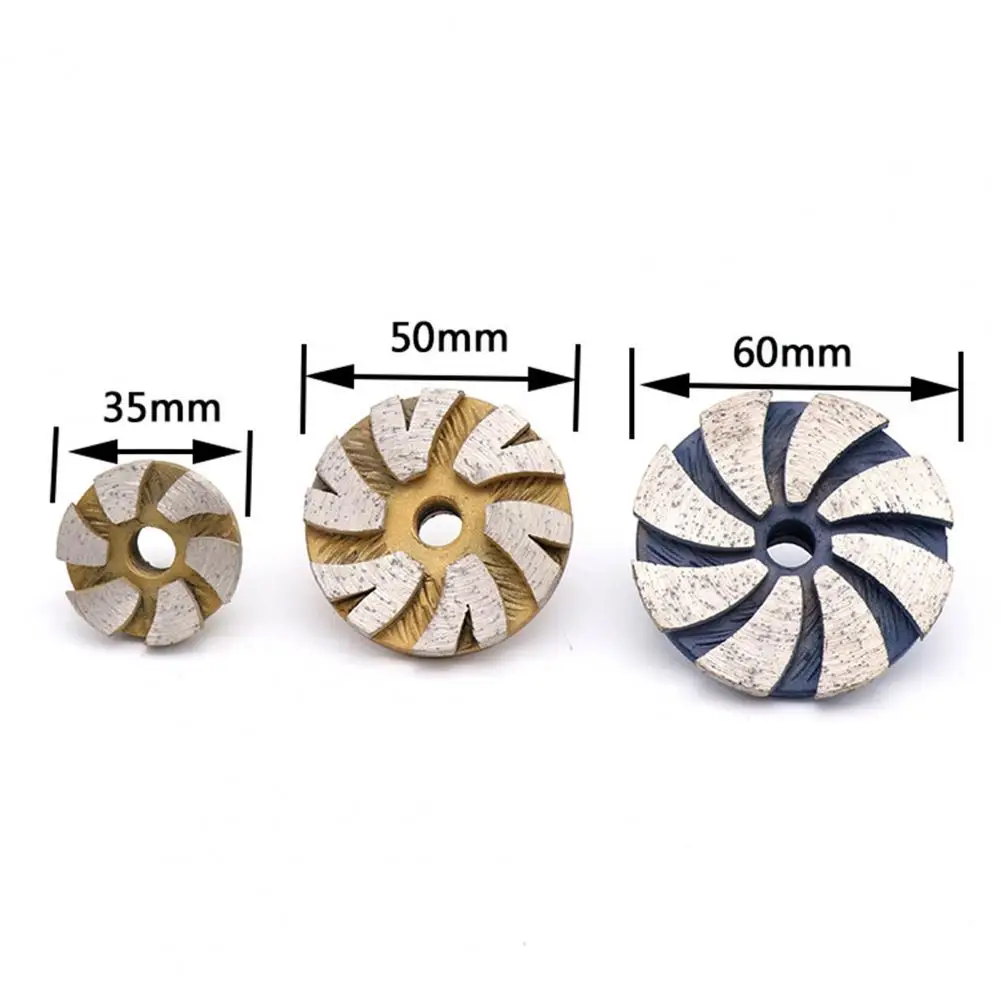 1PCS 35/50/60MM Diamond Dry Grinding Wheel Disc Bowl Shape Concrete Masonry Granite Marble Stone Angle Grinder Dedicated Tools