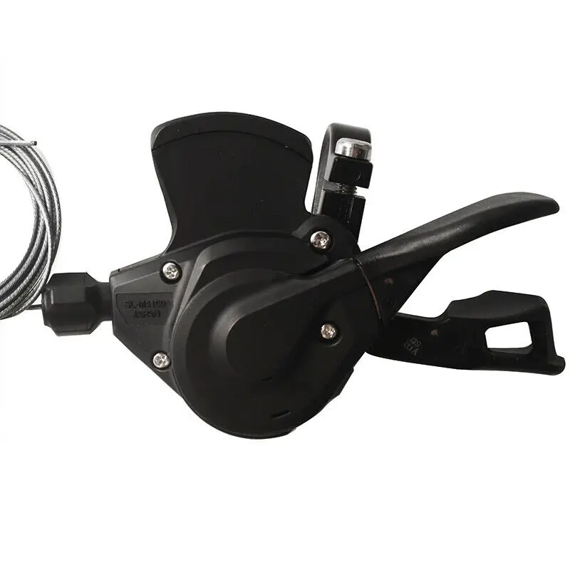 Shimano Deore M4100 Mini-Gruppe 2 x 10 V/11 V Schalthebel RD-M4120 M5120 Schaltwerk mit langem Käfig für 10 s Mountainbike-Set – Detail 5