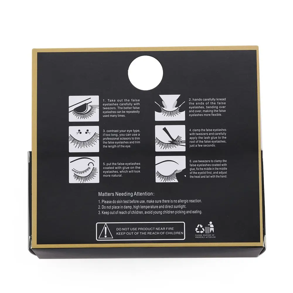 1 paio 70mm Strumenti per il trucco degli occhi Fluffies incrociati Drammatici 70mm Ciglia Estensione delle ciglia 100% 3D Capelli visone Ciglia finte