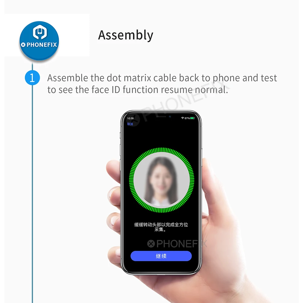 I2C Face ID Dot Matrix การตรวจจับ Iface V8โปรแกรมเมอร์สำหรับ Fix IPhone X XS 11 Pro Max Face ID ไม่การทำงานกล้อง Lattice ซ่อม