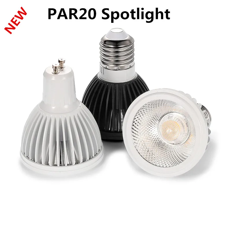 New LED COB PAR20 Lamp 220V 110V Dimmable E27 GU10 15W LED P20 Lamps for Spotlight Pure White / Warm White / Cool White Spotligh