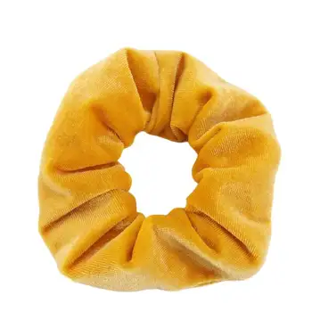 कोरियन वेलवेट स्क्रंचीज़ हेयर टाई एक्सेसरीज़ इलास्टिक हेयर बैंड हेयर 10 best sales मखमली स्क्रंचीज़ - №4