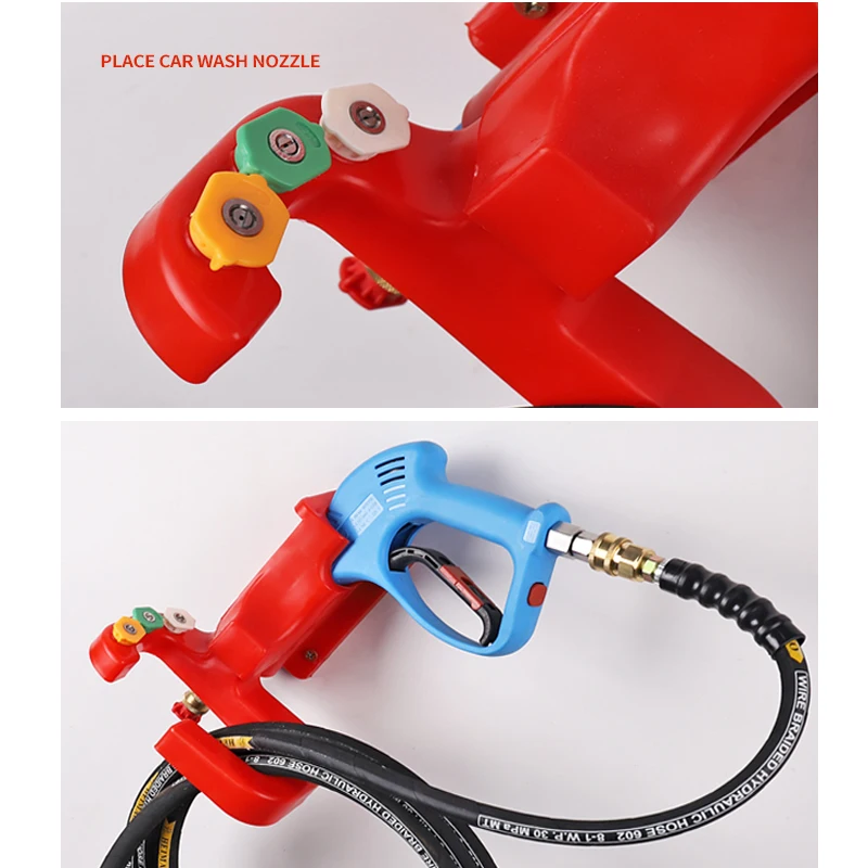 High Pressure Car Washer Gun Holder Hanging Rack Wall Mounted Auto Bracket Hose Hook Storage For Garage Workstation Wash Tool