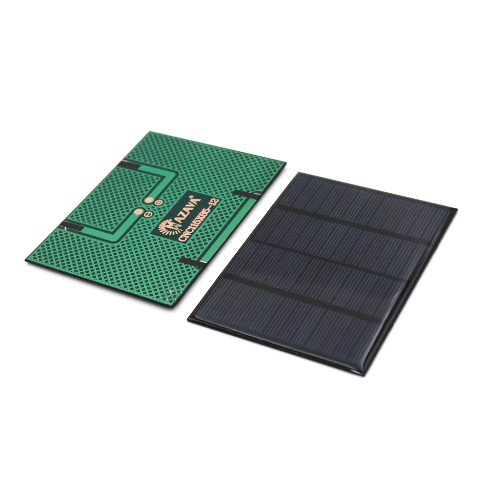 10 sztuk/partia 12V 1.5W Panel słoneczny Mini DIY płyta słoneczna zewnątrz domu zabawki żarówki ładowarka przenośna polikrzem...