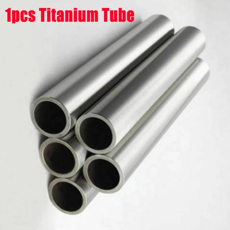 1/3Pcs 4-15 mm Inner Diameter Titanium tube 2 Tube Titanium Rod industry Hollow pipe duct vessel 500mm L 6-19 mm Outer diameter