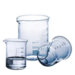 Copo De Vidro De Borosilicato, Low Form, Borosilicato Espessado, Laboratório, Boro 3.3, 5ml-2000ml, Frete Grátis