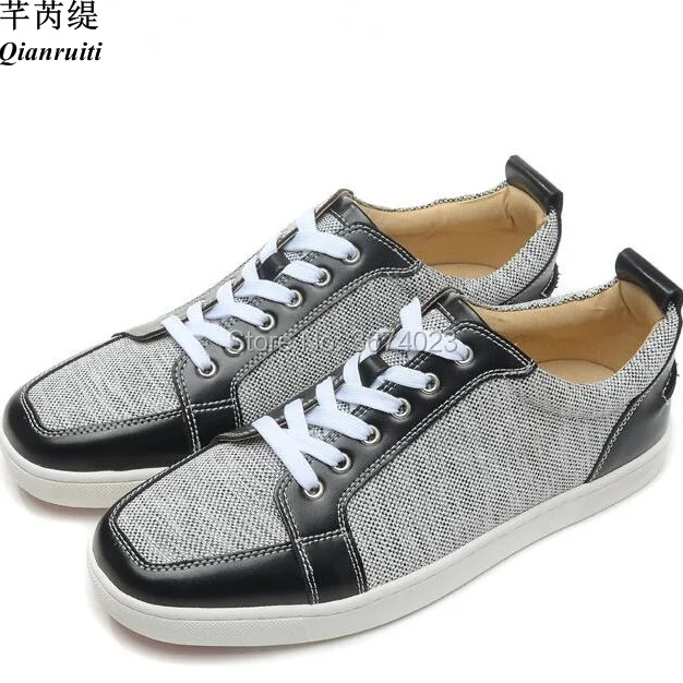 

Qianruiti Scarpe Uomo Mens Casual Sneakers Rubber Sole Canvas Flats Lace Up Casual Shoes Spring Autumn Men