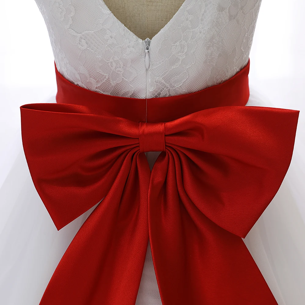 Regalo di natale e capodanno elegante e grazioso vestito da ragazza per bambini abito da ballo da sposa Flower Girl Prom Junior abito da damigella d'onore Quinceanera