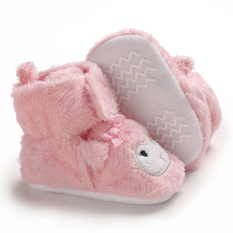 Newborn Cute Baby Socks Shoes Boy Girl Star Toddler First Walkers Booties Cotton Comfort Soft Anti-slip Warm Infant Crib Shoes