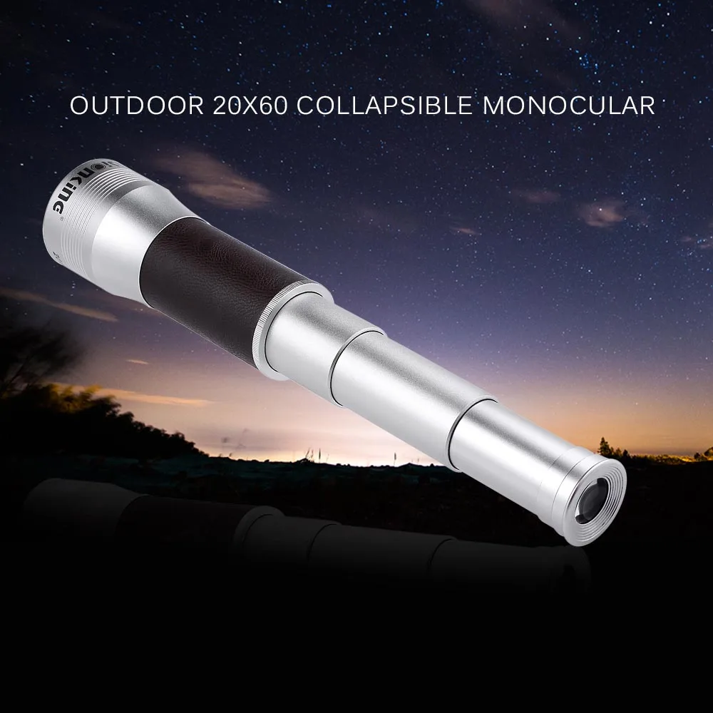 Imagem -06 - Visionking-professional hd Handheld Monocular Hunting Guide Scope Telescope Long Range Zoomable Fmc Bak4 20x60