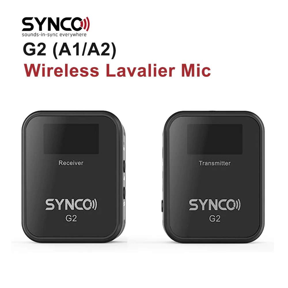 SYNCO Wireless Mic G2 A1 Audio Microphone Studio Video Shooting Camera Microphone for Karaoke Microphones Professional Home