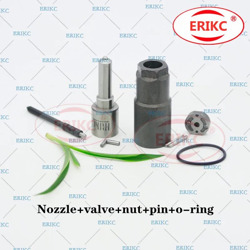 ERIKC 095000-5051 095000-5050 Nozzle DLLA133P814 Valve 04# Nut E1022003 Repair Kits for RE507860 RE516540 RE519730 SE501924