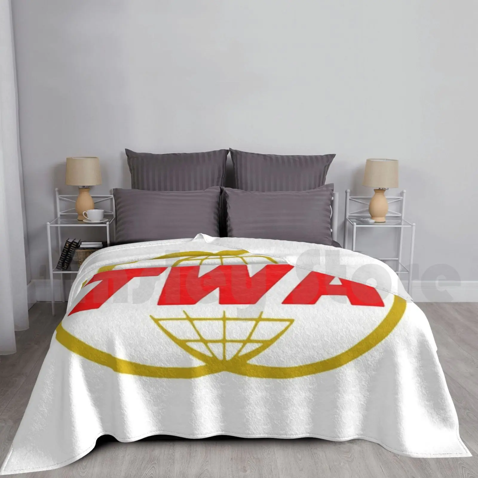 Twa Blanket Fashion Custom Twa Boeing Pilot Panam Vintage Travel Vacation Holiday Plane Fathers Day Birthday Christmas