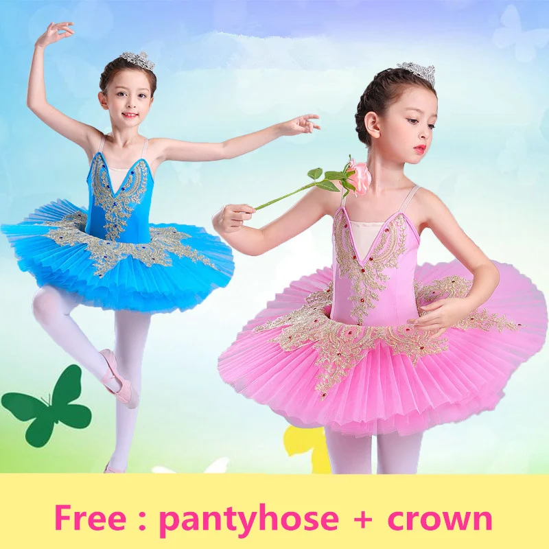 

Children's ballet skirt performance costume Little Swan dance skirt girl white gauze skirt tutu performance costume competition