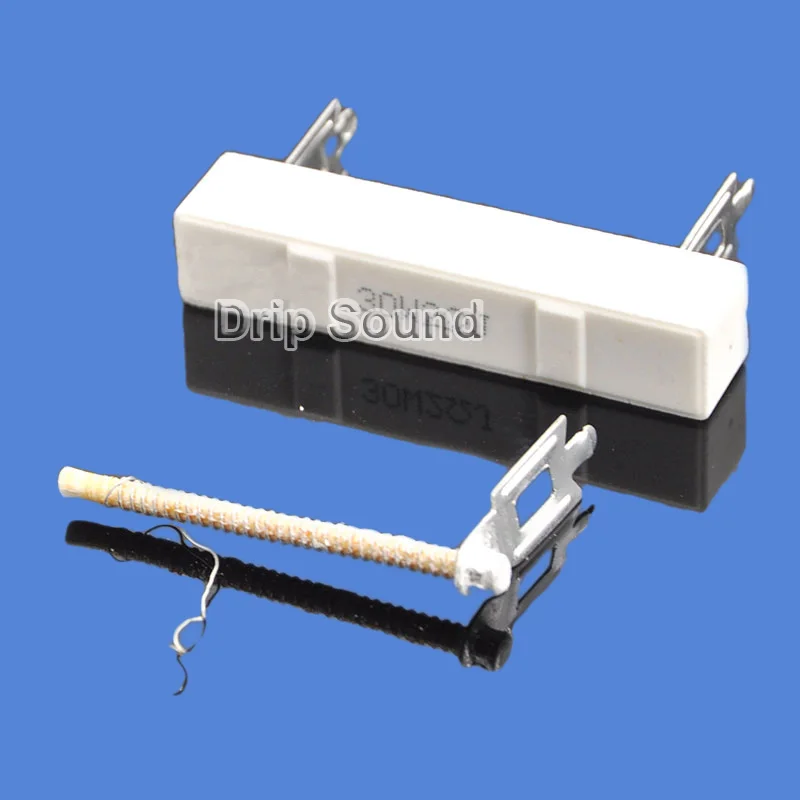 2pcs 6.8Ohm-22Ohm 30W Speaker Frequency Divider Audio Stereo Crossover Ceramic Resistance Cement Resistor