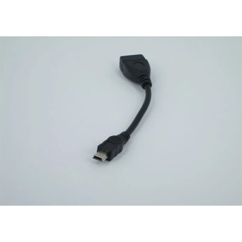 OTG V3 to USB female miniUSB to USB female T v3 For Mp3/Mp4 OTG cable black