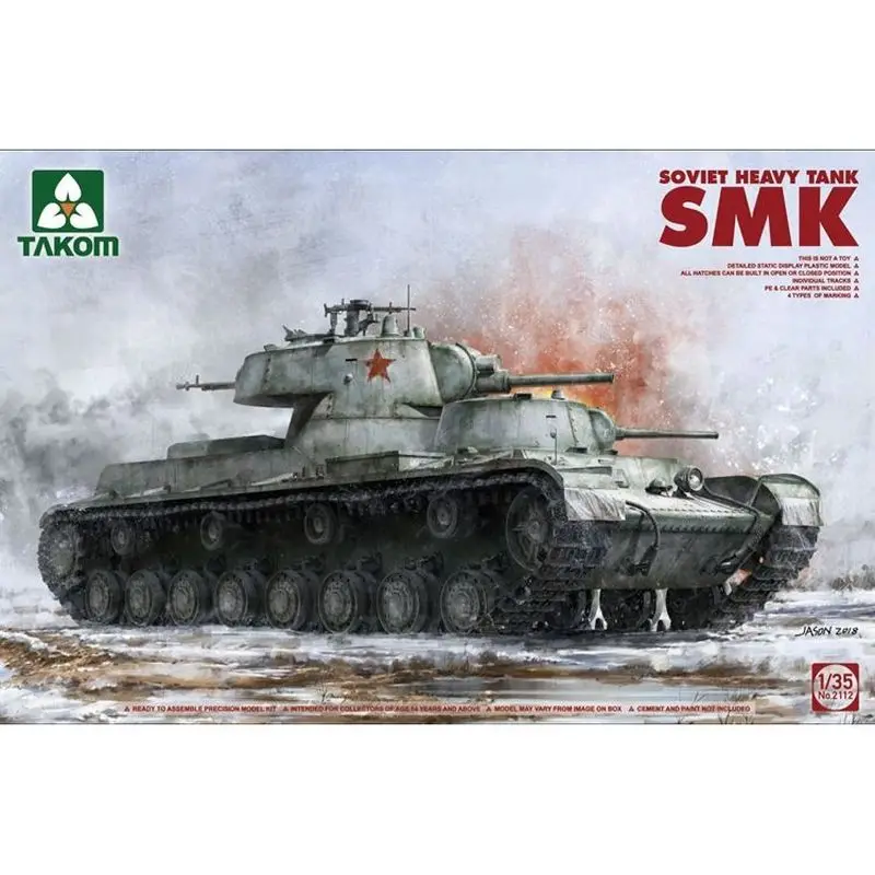 

Takom 2112 1/35 Soviet Heavy Tank SMK - Scale Model Kit