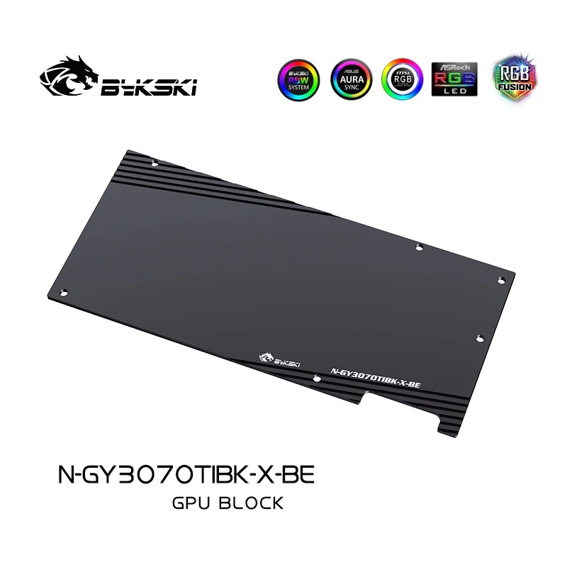 Bykski-tarjeta gráfica de refrigeración por agua, bloque de agua para N-GY3070TIBK-X GPU, para GALAX GeForce RTX 3070 TI OC PC, tarjeta de vídeo