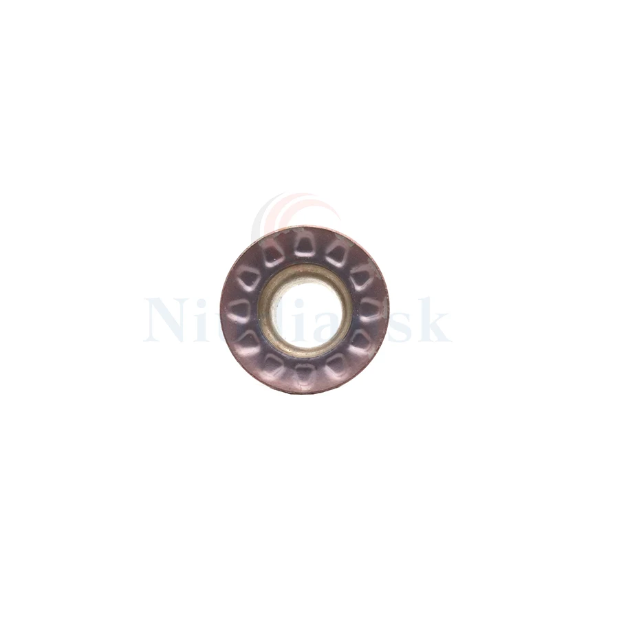 เม็ดมีดคาร์ไบด์กัด RPMT08T2-JS NK15TF RPMT10T3-JS NK15TF RPMT1204-JS NK15TF คุณภาพสูง สำหรับเครื่องกลึง CNC และเครื่องกัด