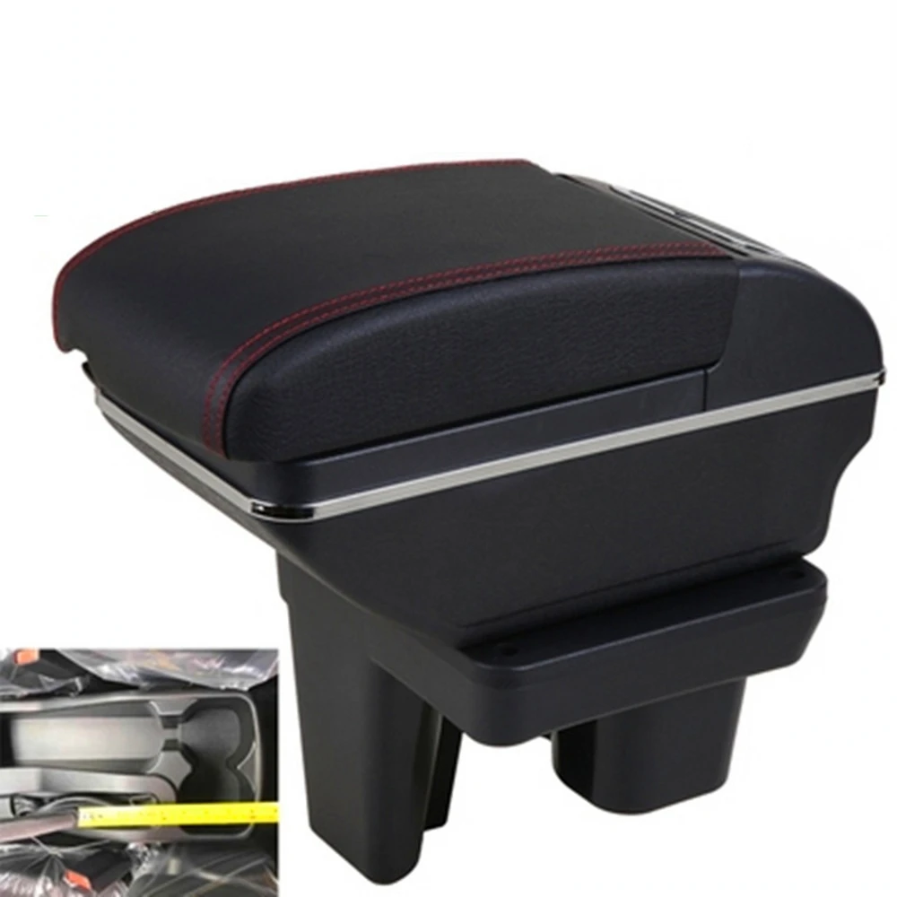 

Car Armrest For Toyota Hilux Rotatable central Store content Storage box with Ashtray USB Charging Car decoration accessories