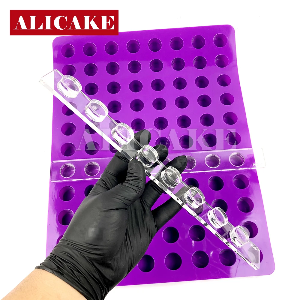 8 säule Drücken Kolben Süßwaren Verdichtung Werkzeuge Für 88 Hohlraum Silikon Form Kuchen Backen Werkzeuge Küche Utensilien Gadget