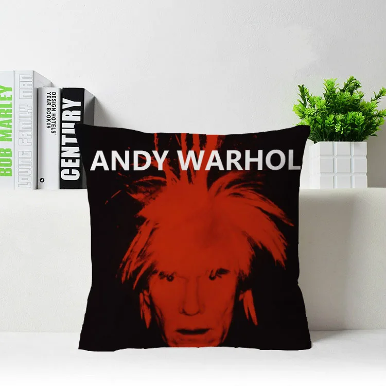 

Personalized Fashionable Head portrait pop art andy warhaol Home Decorative Square Zippered Throw Pillowcase Unique Pillow Sham