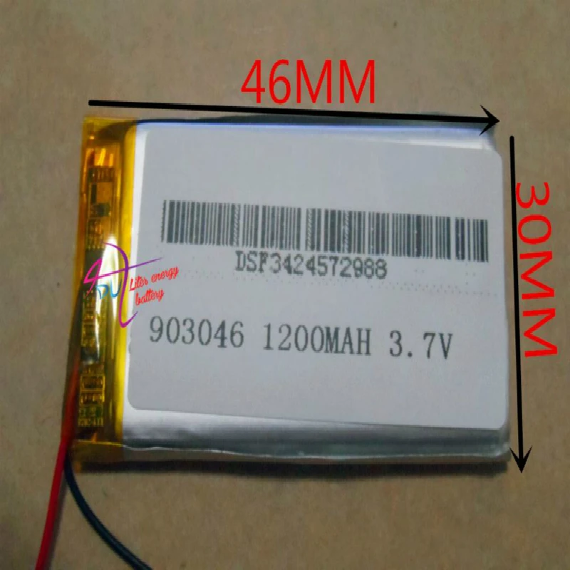 best battery brand Supply polymer lithium battery 903046 3.7V 1200mM