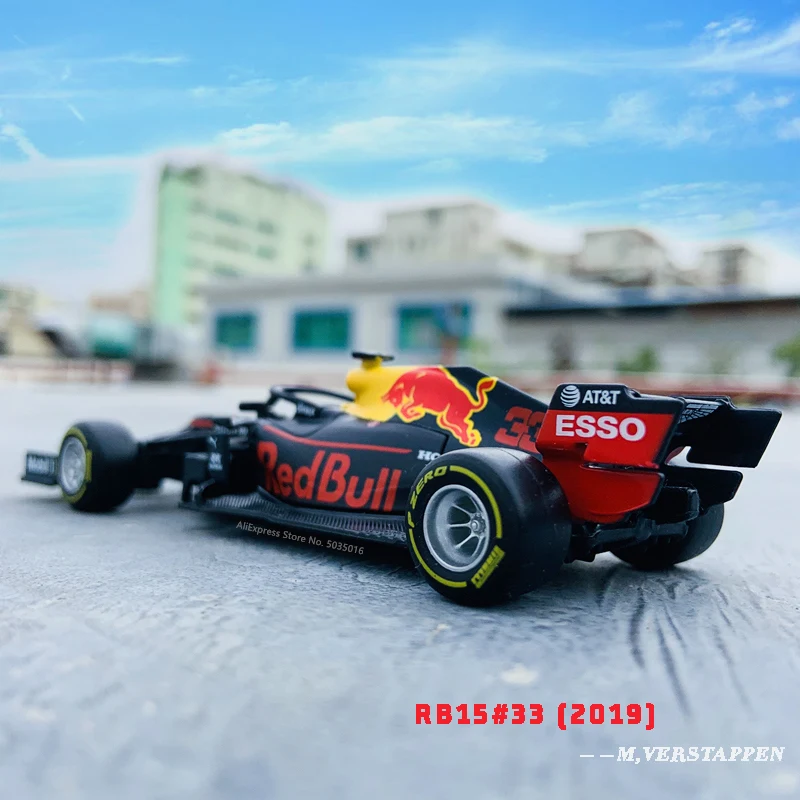 Bburago 1:43 2021 Bull RB16B  F1 Verstappern-33# Simulation alloy super toy car model Collection gift toys SF90 W10 RB15